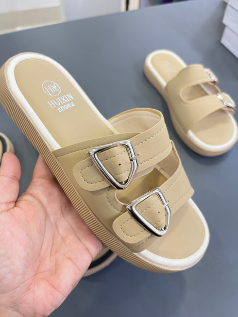 Double Adjustable Straps Slider